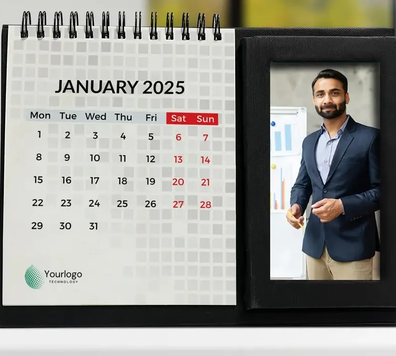 A5 Desktop Calendar with Frame